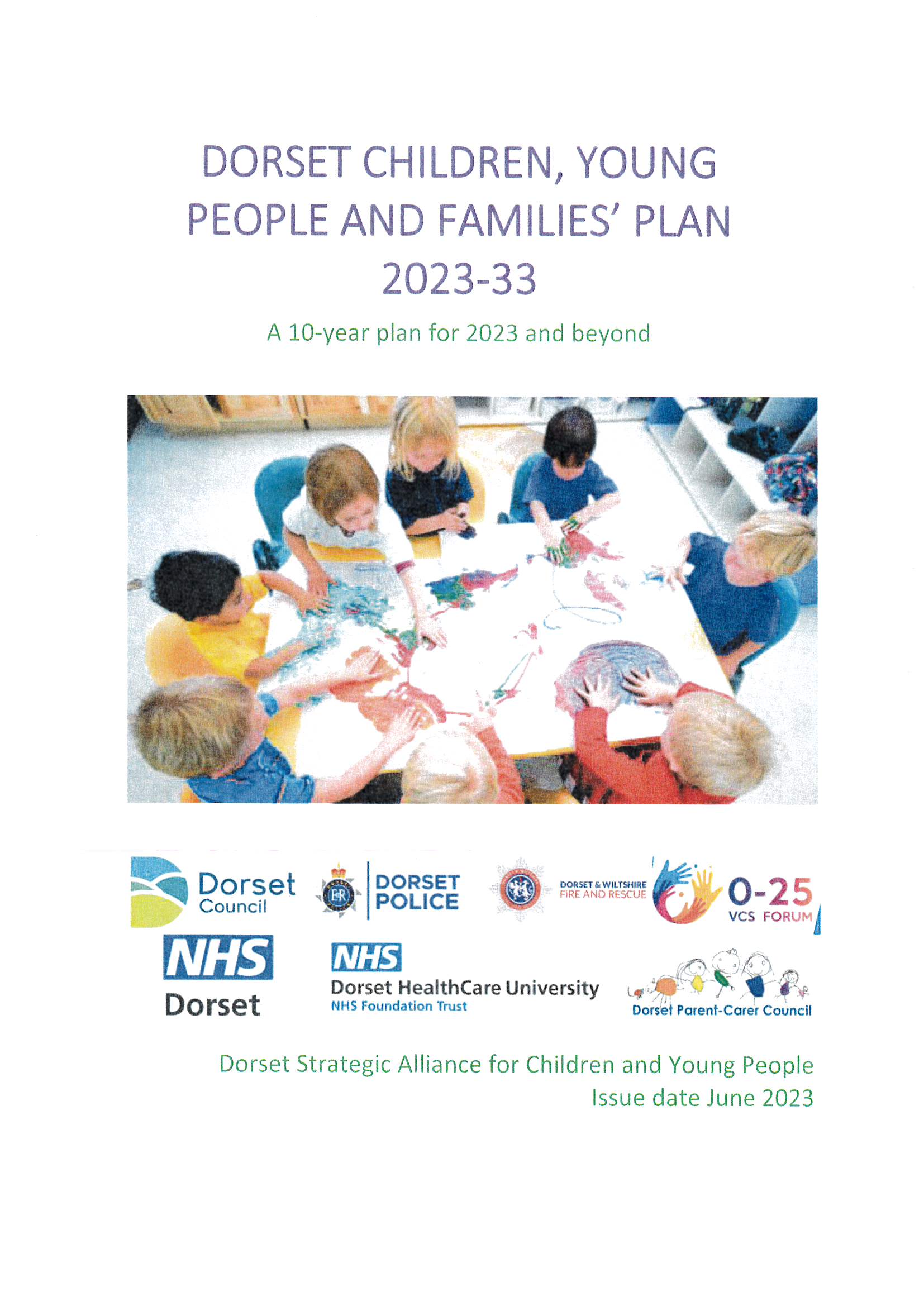 Dorset Child, Young People and Families Plan 2023-2033