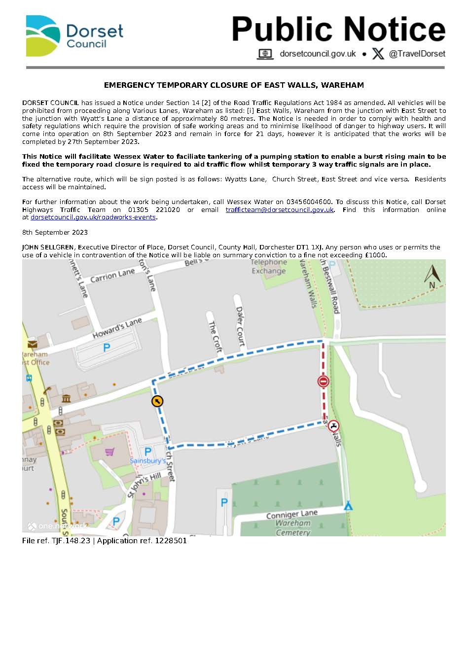 East Walls Closure